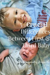 5 crucial difference between first and third baby